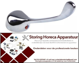 953.54.7143 - Hendelgreep messing verchroomd ø 51mm voor waterapparatuur voor cardrigde ø40 mm