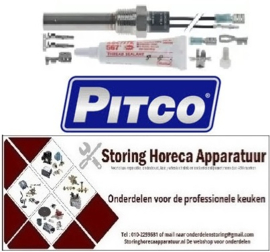 176WB165742 - Maximaalthermostaat uitschakeltemp. 218°C draad 1/2" L 58mm ø 13,5mm PITCO