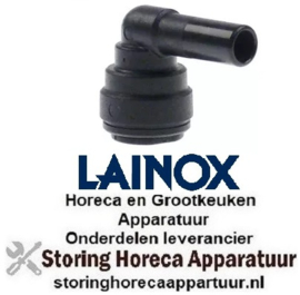104440671 - Steekaansluiting  haaks pijpaansluiting ø8mm tule ø 8mm LAINOX