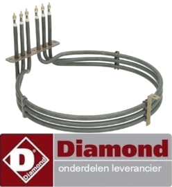 158-C7558-00 - Verwarmingselement 5800W voor heteluchtoven DIAMOND DFV-1011/EKN