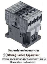 182380772 - Relais AC1 25A 230VAC (AC3/400V) 10A/4kW hoofdcontact 3NO hulpcontact 1NO