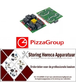 613381384  - Relaisprintplaat pizzaoven FGM 1/90 Pizza-Group