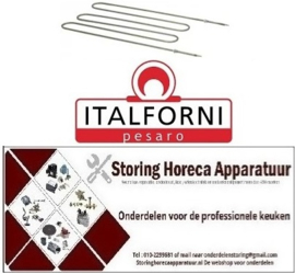 VERWARMINGSELEMENTEN ITALFORNI PIZZA OVEN HORECA EN GROOTKEUKEN APPARATUUR REPARATIE ONDERDELEN
