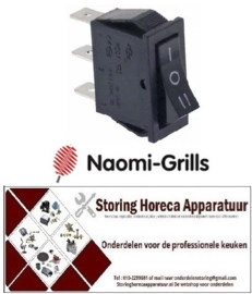 519345575 - wipschakelaar inbouw 250V 16A NAOMI GRILL