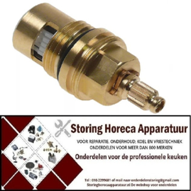 339540359 - Keramisch kraan binnenwerk adapter opname draad 1/2" rotatiehoek 90° koud water Dr.G2: M24x1