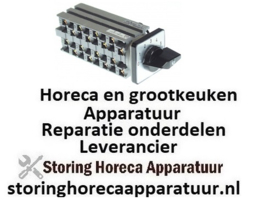 835346454 -Draaischakelaar 6 0-1-2-3-4-5 600V 16A contactset 16 as ø 5x5mm as L 25mm