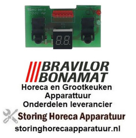 582402741 -Bedieningsprint RLX passend voor BONAMAT knoppen 2 Bravilor