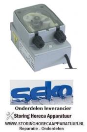 7733.612.15 - Doseerpomp naglans SEKO frequentieregeling 0,3-3,0l/h 230 VAC wasmiddel slang ø 4x6mm slangtype K