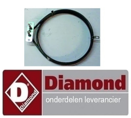 039.565.005.00 -Cirkelvormig verwarmingselement 1600W   DIAMOND CPE