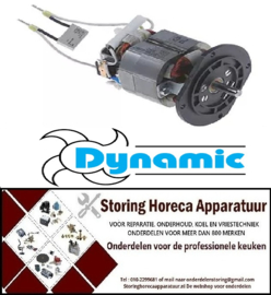 618698257 - Motor 230V 125W 50Hz schacht ø 6,3mm bevestigingsafstand 60mm H 86mm DYNAMIC