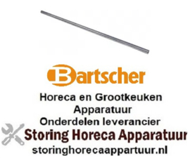 604692128 - Stanggreep pijp ø 19mm L 690mm RVS voor Bartscher