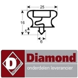 47841801036 - RUBBER VOOR LADE VAN N77/R3C16-B+N65/**PM DIAMOND