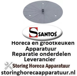 386650228 - Raspschijf RVS compleet ø 165mm H 2,5mm passend voor SANTOS