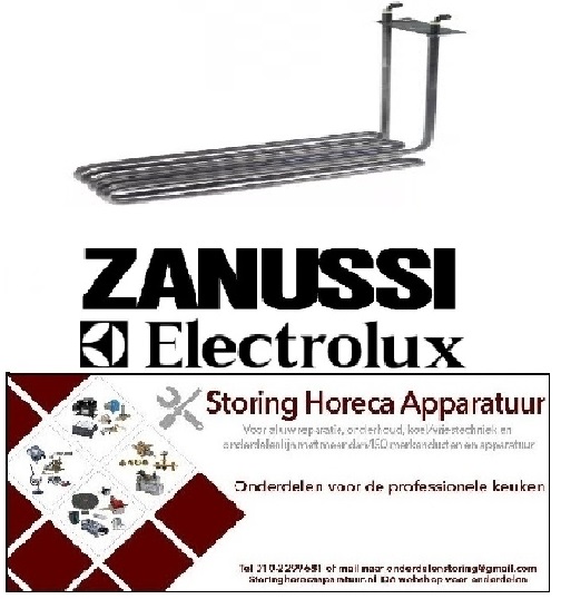 824416996 - Verwarmingselement 2900W 230V VC 1 L 285mm B 76mm H 245mm rechthoekige flens Electrolux, Zanussi