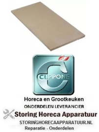 WARMTE GEVENDE STEEN CUPPONE PIZZA OVEN HORECA EN GROOTKEUKEN APPARATUUR REPARATIE ONDERDELEN