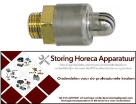 221100412 - Branderinspuiter draad 1/8" 4 gleuven voor vlammenverdeler