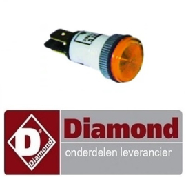 213166466  - Signaallamp ø 13mm 230V geel E77/F DIAMOND