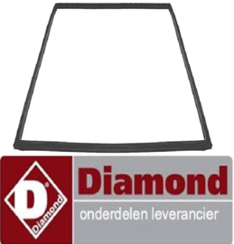 P8030C1496 - Ovendeurrubber 475 X 450 MM voor oven DIAMOND SBG/6