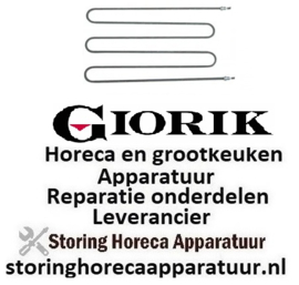891415209 -Verwarmingselement 3000W 400V L 489mm B 270mm 2-gatsbevestiging draad 1/4" Giorik