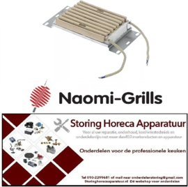 812418260 - Stralingselement 1600W 230V  voor NAOMI GRILL