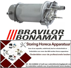 144417206 - Doorstroomverwarmer 2750W 240V ø 82mm L 158mm passend voor BONAMAT TH20 BRAVILOR-BONAMAT