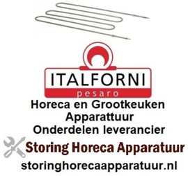 VERWARMINGSELEMENTEN ITALFORNI PIZZA OVEN HORECA EN GROOTKEUKEN APPARATUUR REPARATIE ONDERDELEN