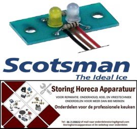 P244CM33580084/0 - Displayprintplaat voor ijsmaker kabellengte 1300mm met LED SCOTSMAN