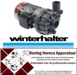124501459 - Waspomp ingang ø 63mm uitgang ø 53mm type 1241/1 230/240V 50Hz fasen 1 1,1kW 1,5PS L 330mm Winterhalter