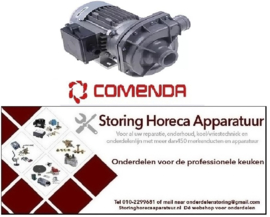 314499140 -Waspomp ingang ø 45mm uitgang ø 40mm type 1219.2504 220/380-240/415V 50Hz fasen 3 1,1kW Comenda