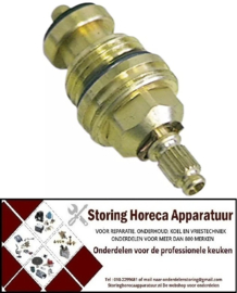 445540446 - Kraan terugslag binnenwerk adapter opname draad 1/2" Dr.G2: M24x1 D1 ø 18mm D2 ø 24mm H1 17-23mm