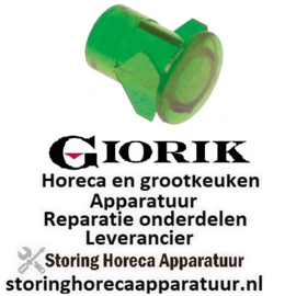 467357046 -Signaallampfitting inbouwmaat ø13mm groen vpe 10stuk met adapter rond Giorik