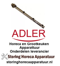 345524891 -Wasarm vast inbouwpositie onder L 302mm B 18mm H 28mm sproeiers 4 -ADLER