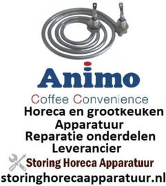 114417313	- Verwarmingselement 1600W 230V L 123mm B 111mm H 22mm voor koffiemachine ANIMO