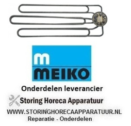 183415509 -Verwarmingselement 6000W 230V VC 3 inbouw ø 47,5mm L 145mm B 374mm H 25mm H1 5mm H2 20mm pijp ø 6,4mm Meiko