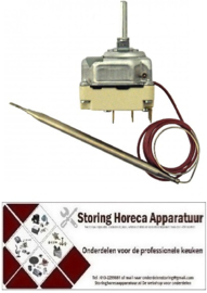 VE410.55.34232.010 - Thermostaat 95°- 180°C 3-polig Wisselcontact Voeler 133/Ø6mm Capillair 880/800mm