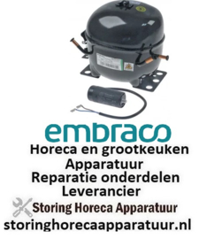 150605248 - Compressor koelmiddel R600a type NEK6160Y 220-240V 50Hz HBP 10,6kg 1/4HP cilinderinhoud 12,11cm³ CSIR EMBRASCO
