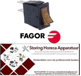 SCHAKELAARS FAGOR HORECA EN GROOTKEUKEN APPARATUUR REPARATIE RESERVE ONDERDELEN