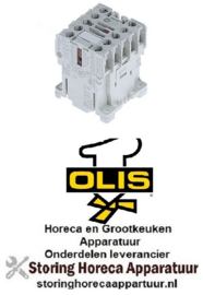 239380239 -Relais AC1 20A 230VAC hoofdcontact 3NO hulpcontact 1NC aansluiting schroefaansluiting OLIS