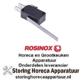 411345254 -Microschakelaar met hendel bediend door hendel 250V 16A 1CO aansluiting vlaksteker 6,3mm