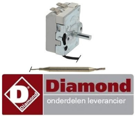 604402503000 - Thermostaat t.max. 300°C voor bakplaat  DIAMOND EUROPE : EFT66/T-N