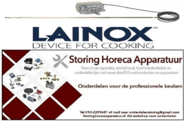 123375002 -Thermostaat t.max. 320°C instelbereik 55-320°C 1-polig 1NO 16A voeler ø 3,1mm voeler L 226mm LAINOX