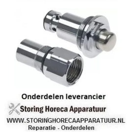 174542078 - Drukpen draad M30x1,25 koud-/warmwater passend voor voetbediening waterkraan L 60mm