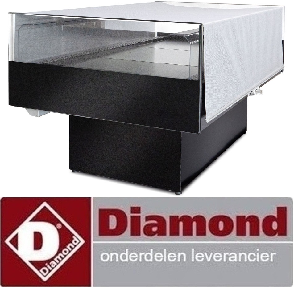 261TN129FL - NACHT GORDIJN SELF-SERVICE VITRINE DIAMOND BN129/V-B5/P9