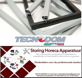 TECNODOM KOELDEURRUBBER HORECA KOELKAST EN VRIESKAST 