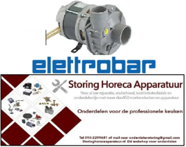 344500544 -Pomp ingang ø 60mm uitgang ø 50mm type 4223.1900 230V 50Hz fasen 1 0,73kW 1PS L 225mm Elettrobar