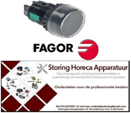 358348233 -Drukschakelaar tastend inbouwmaat ø22mm rond zwart 1NO/1NC 250V 3A met beschermingsbehuizing FAGOR
