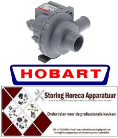 AFVOERPOMP HOBART VAATWASSER HORECA EN GROOTKEUKEN APPARATUUR REPARATIE RESERVE ONDERDELEN 