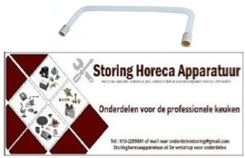265505169 - Waspijp L 681mm voor vaatwasser HWG500B