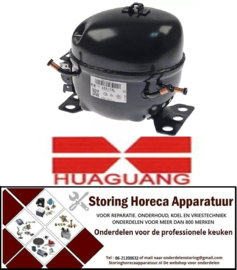976605245 - Compressor HuaGuang koelmiddel R134a type ATA72XL 220-240V 50/60Hz 7,2kg 1/5HP cilinderinhoud 7cm³