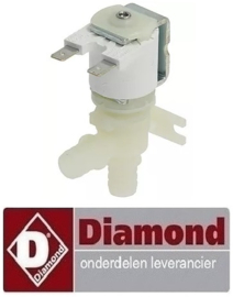 615370819 -Magneetventiel enkel haaks  voor vaatwasser DIAMOND dfs7/6